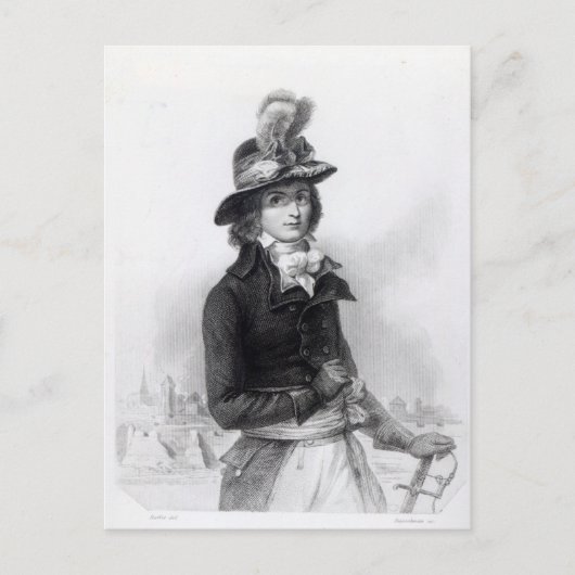 Carte Postale Louis Antoine de Saint-Just (Devant)
