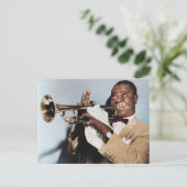 Carte Postale Louis Armstrong (Debout devant)