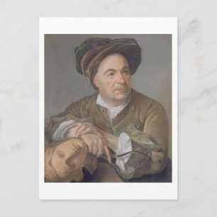 Carte Postale Louis François Roubiliac (1702-62) (pastel sur pap