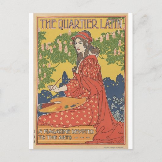 Carte Postale Louis John Rhead - Le Quartier Latin (Devant)