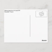 Carte Postale Louis le XIV (Dos)