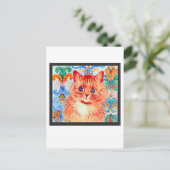 Carte Postale Louis Wain, Chat au gingembre orange, Art (Debout devant)