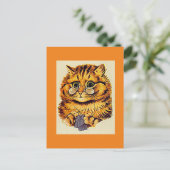 Carte Postale Louis Wain, Chat Tricotant, Art  (Debout devant)