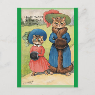 Carte Postale Louis Wain, L'exposition féline, Art  