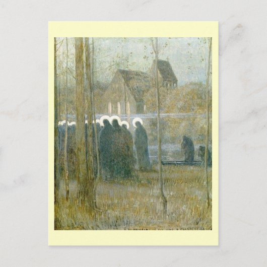 Carte Postale Louis Welden Hawkins, Procession des âmes (Devant)