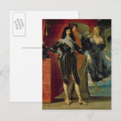 Carte Postale Louis XIII couronné par la victoire, 1635 (Devant / Derrière)