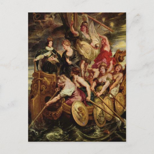 Carte Postale Louis XIII entre en âge par Peter Paul Rubens Post (Devant)