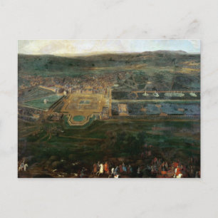 Carte Postale Louis XIV chasse près du château de Fontainebleau