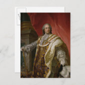Carte Postale Louis XV (Devant / Derrière)