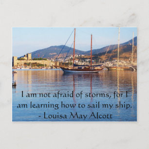 Carte Postale Louisa May Alcott a inspiré QUOTE