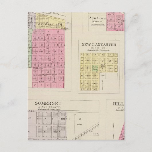 Carte Postale Louisburg, Somerset, Fontana, Kansas (Devant)