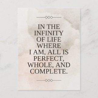 Carte Postale Louise Hay - Tout est parfait