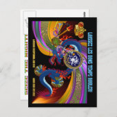 Carte Postale Louisiana Bicent. Mardi Gras double logo (Devant / Derrière)