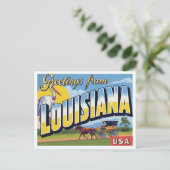Carte Postale Louisiana Carriage Pelican (Debout devant)