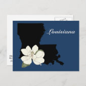 Carte Postale Louisiana Silhouette (Devant / Derrière)