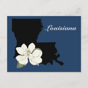 Carte Postale Louisiana Silhouette