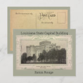 Carte Postale Louisiana State Capital Building Postcard (1908) (Devant / Derrière)