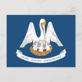 Carte Postale Louisiana State Flag Pelican State Motto Souvenir (Devant)