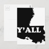 Carte Postale Louisiana Yall (Devant / Derrière)