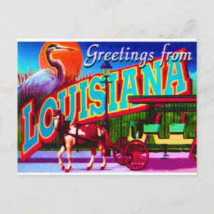 Carte postale Louisiane
