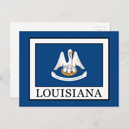 Carte Postale Louisiane (Devant / Derrière)