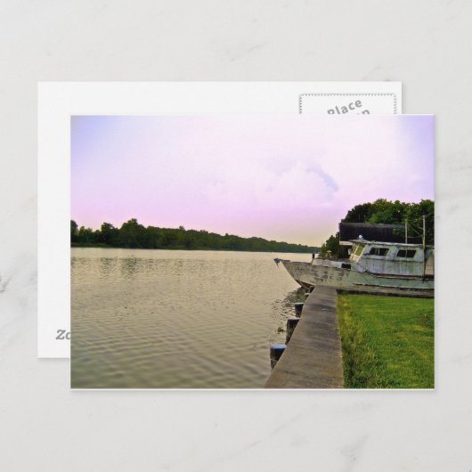 Carte Postale Louisiane Bayou (Devant / Derrière)