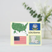 Carte Postale Louisiane, États-Unis (Debout devant)