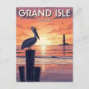 Carte Postale Louisiane Grand Isle Pelican