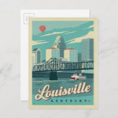 Carte Postale Louisville, Kentucky (Devant / Derrière)