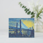 Carte Postale Louisville, KY Abraham Lincoln Bridge Peinture (Debout devant)