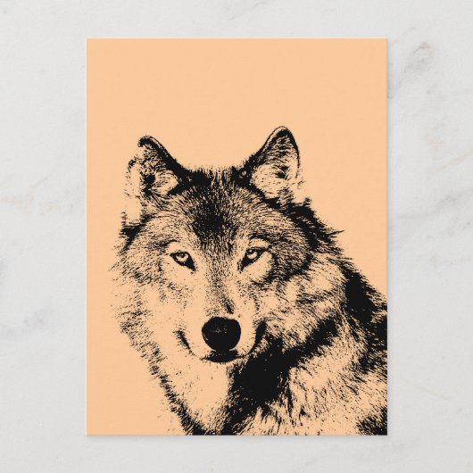 Carte Postale Loup (Devant)