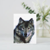 Carte Postale Loup (Debout devant)