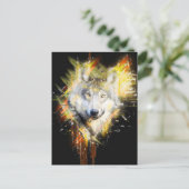Carte Postale Loup (Debout devant)