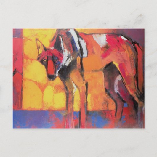 Carte Postale Loup 1996 (Devant)