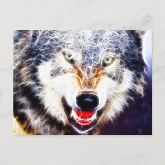 Carte Postale Loup arctique (Devant)