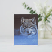 Carte Postale Loup bleu (Debout devant)