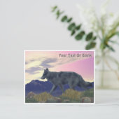 Carte Postale Loup de grand pays (Debout devant)