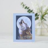 Carte Postale Loup du MaineHowling (Debout devant)