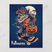 Carte Postale Loup éffrayant (Devant)