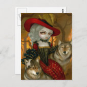 Carte postale "Loup-Garou : d'Automne" (Devant / Derrière)