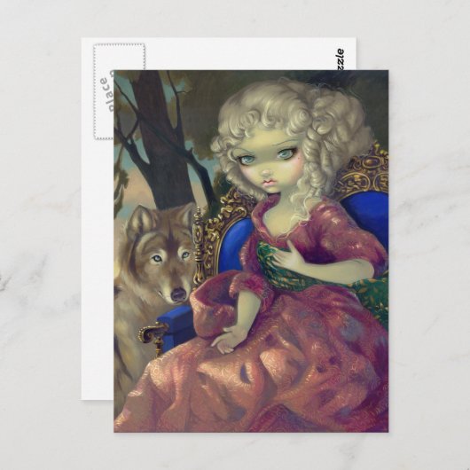 Carte postale "Loup-Garou : L'Aube" (Devant / Derrière)