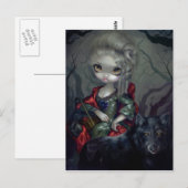 Carte postale "Loup-Garou : Le Petit Chaperon Roug (Devant / Derrière)