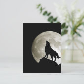 Carte Postale Loup gothique (Debout devant)