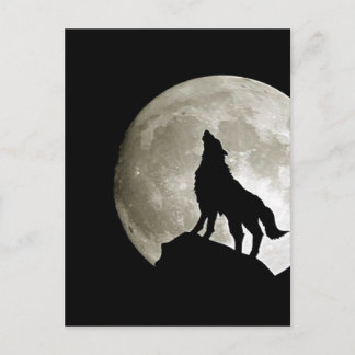 Carte Postale Loup gothique