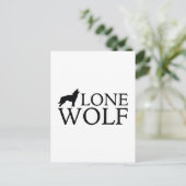 Carte Postale Loup Solitaire (Debout devant)