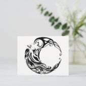 Carte Postale Loup tribal (Debout devant)