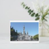 Carte Postale Lourdes - basilique - basilique - France (Debout devant)