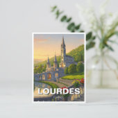Carte Postale Lourdes France (Debout devant)