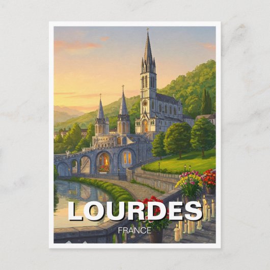 Carte Postale Lourdes France (Devant)