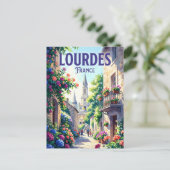 Carte Postale Lourdes France (Debout devant)